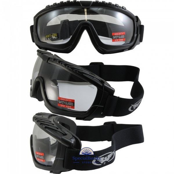 Окуляри захисні з ущільнювачем Global Vision Ballistech-1 (clear) Anti-Fog, прозорі 1170 фото