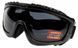 Очки защитные с уплотнителем Global Vision Ballistech-1 (gray) Anti-Fog, серые 1171 фото 3
