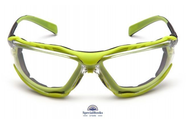 Очки защитные с уплотнителем Pyramex Proximity Black-lime (clear) Anti-Fog, прозрачные 1473 фото