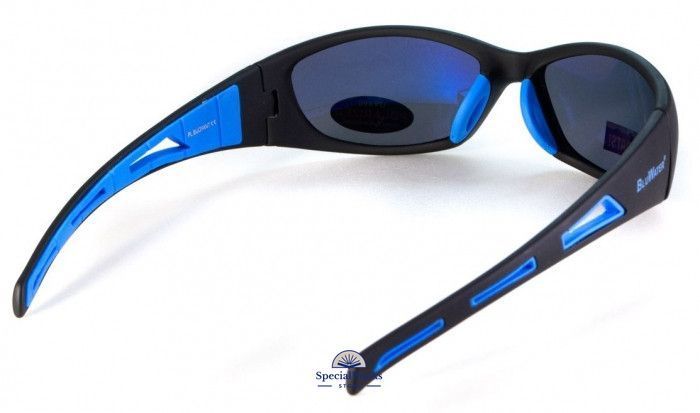 Окуляри поляризаційні BluWater Buoyant-1 Polarized (gray) чорні 1184 фото