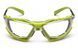 Очки защитные с уплотнителем Pyramex Proximity Black-lime (clear) Anti-Fog, прозрачные 1473 фото 3