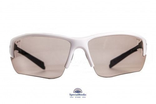 Окуляри фотохромні (захисні) Global Vision Hercules-7 White Photochromic (clear), фотохромні прозорі в білій оправі 1322 фото