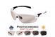 Окуляри фотохромні (захисні) Global Vision Hercules-7 White Photochromic (clear), фотохромні прозорі в білій оправі 1322 фото 1