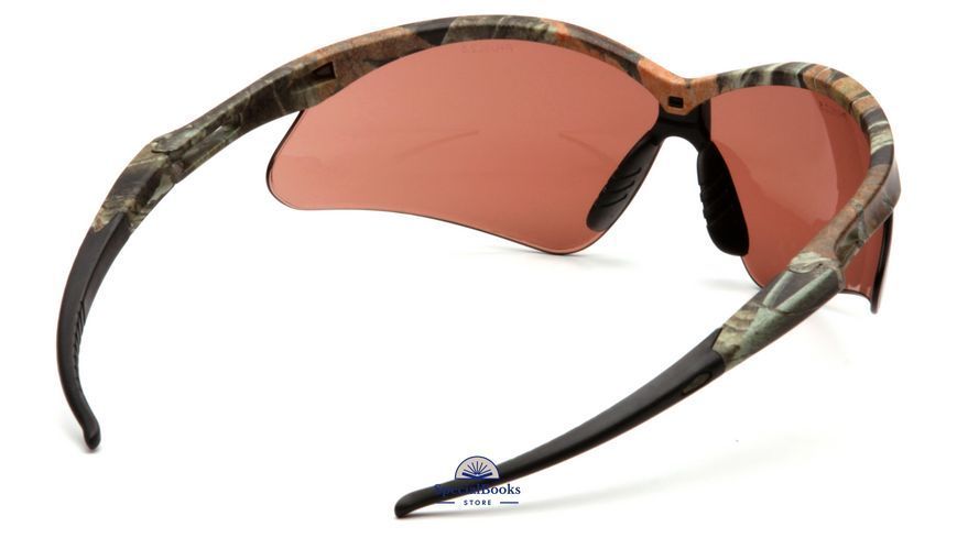 Окуляри захисні Pyramex Pmxtreme Camo (bronze) Anti-Fog, коричневі в камуфльованій оправі 1937 фото