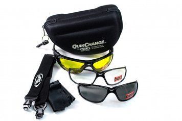 Окуляри захисні зі змінними лінзами Global Vision QuikChange Kit 1478 фото
