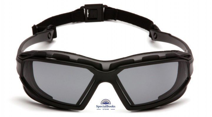 Очки защитные с уплотнителем Pyramex Highlander-PLUS (gray) Anti-Fog, серые 1325 фото
