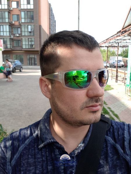 Очки защитные открытые Swag Chill'n (G-Tech&trade; green) зеркальные сине-зеленые 1203 фото