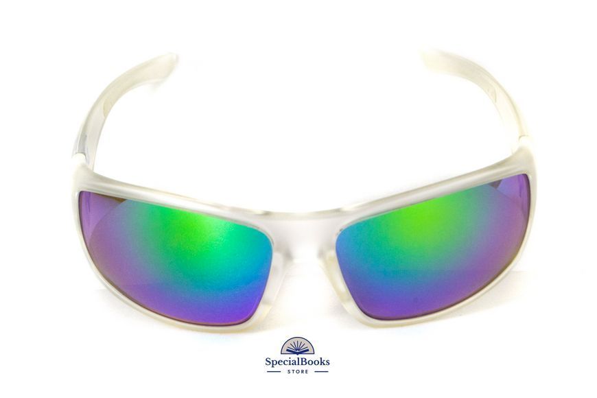 Очки защитные открытые Swag Chill'n (G-Tech&trade; green) зеркальные сине-зеленые 1203 фото