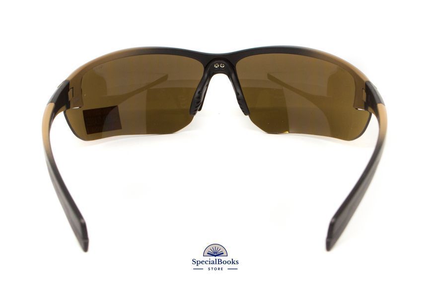 Очки защитные Global Vision Hercules-7 Black-Brown (drive mirror), зеркальные коричневые в коричнево-чорной оправе 2182 фото