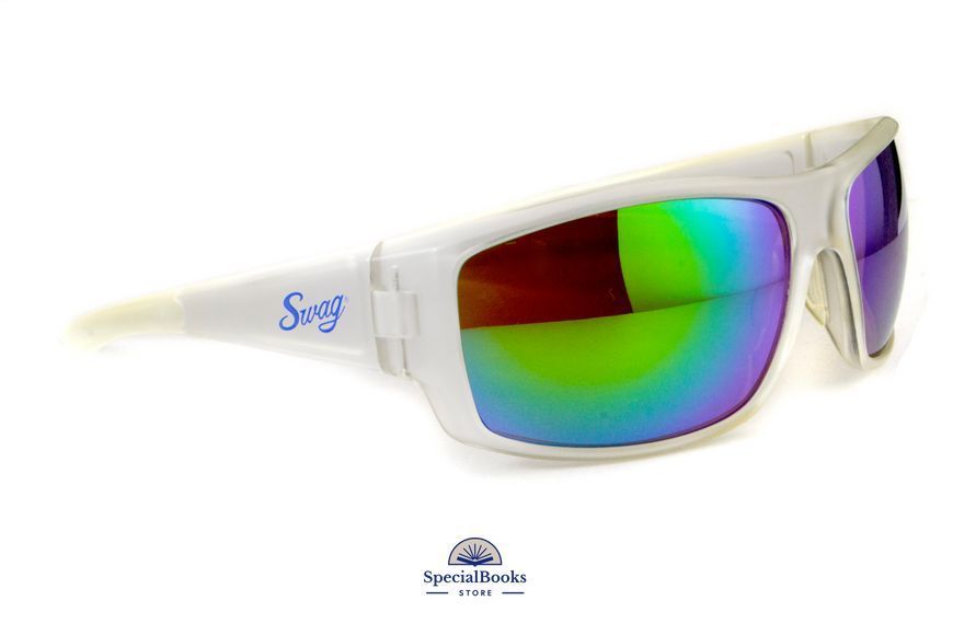 Очки защитные открытые Swag Chill'n (G-Tech&trade; green) зеркальные сине-зеленые 1203 фото