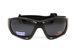 Окуляри поляризаційні BluWater Hydro Polarized (dark gray) Anti-Fog, чорні лінзи в чорній оправі 2186 фото 7