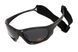 Окуляри поляризаційні BluWater Hydro Polarized (dark gray) Anti-Fog, чорні лінзи в чорній оправі 2186 фото 1
