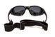 Окуляри поляризаційні BluWater Hydro Polarized (dark gray) Anti-Fog, чорні лінзи в чорній оправі 2186 фото 5