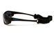 Окуляри поляризаційні BluWater Hydro Polarized (dark gray) Anti-Fog, чорні лінзи в чорній оправі 2186 фото 6