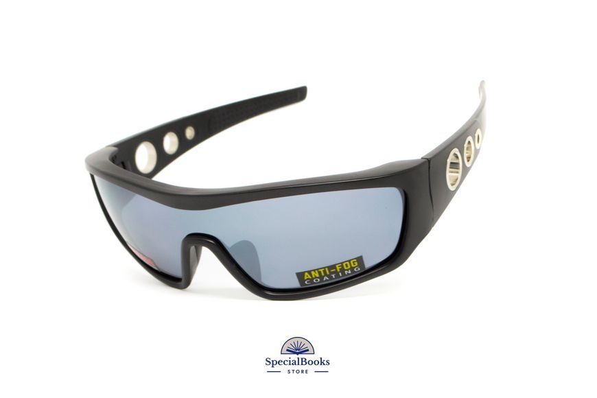 Окуляри захисні Global Vision Rivet (silver mirror) Anti-Fog, дзеркальні сірі 2112 фото