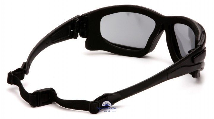 Окуляри захисні з ущільнювачем Pyramex i-Force Slim (gray) Anti-Fog, чорні 1335 фото