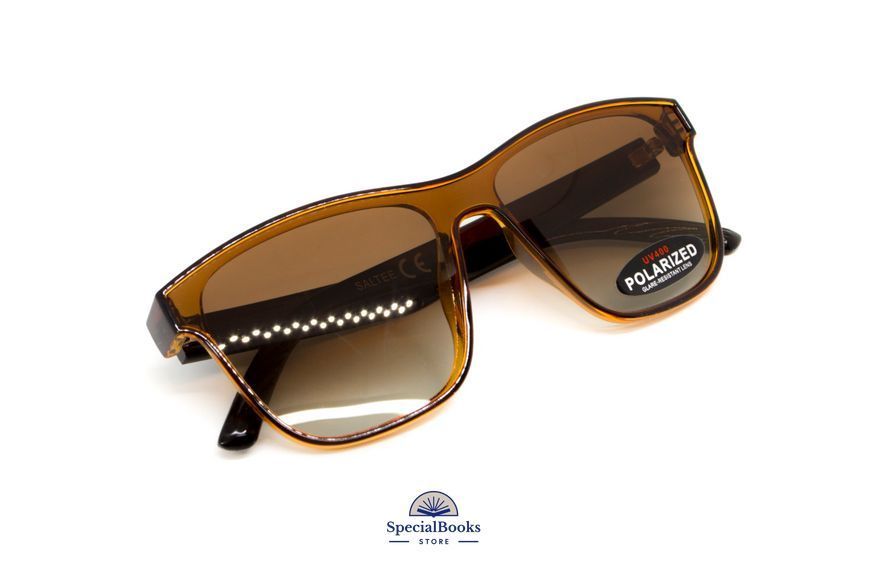 Очки поляризационные BluWater Saltee Polarized (gradient brown), коричневые с градиентом в коричневой полупрозрачной оправе 2187 фото