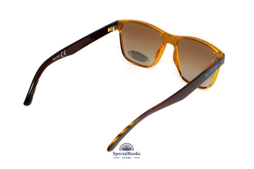 Очки поляризационные BluWater Saltee Polarized (gradient brown), коричневые с градиентом в коричневой полупрозрачной оправе 2187 фото