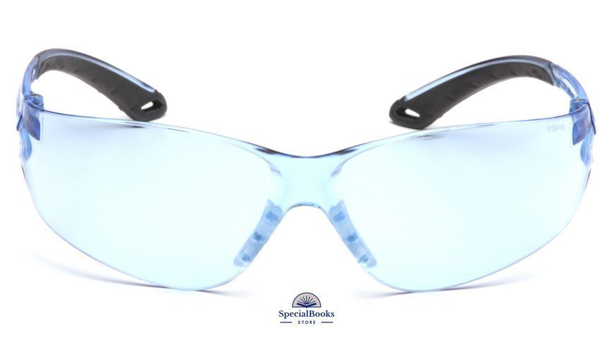 Очки защитные открытые Pyramex Itek (infinity blue) бледно-голубые 2038 фото