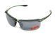 Очки защитные Global Vision Wheelin Crystal Gray (flash mirror) серые зеркальные линзы в полупрозрачной серой оправе 2191 фото 4