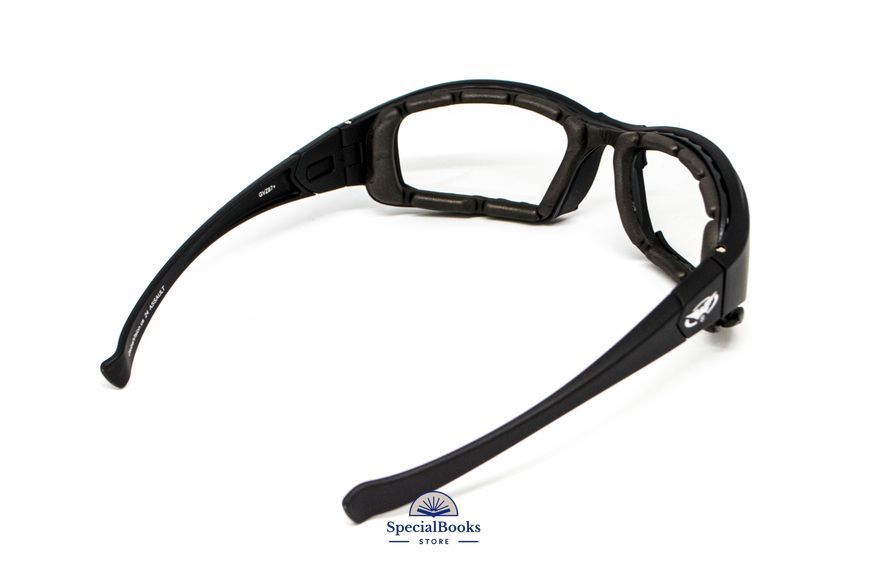 Очки защитные с уплотнителем Global Vision Assault (clear) Anti-Fog, прозрачные 2123 фото