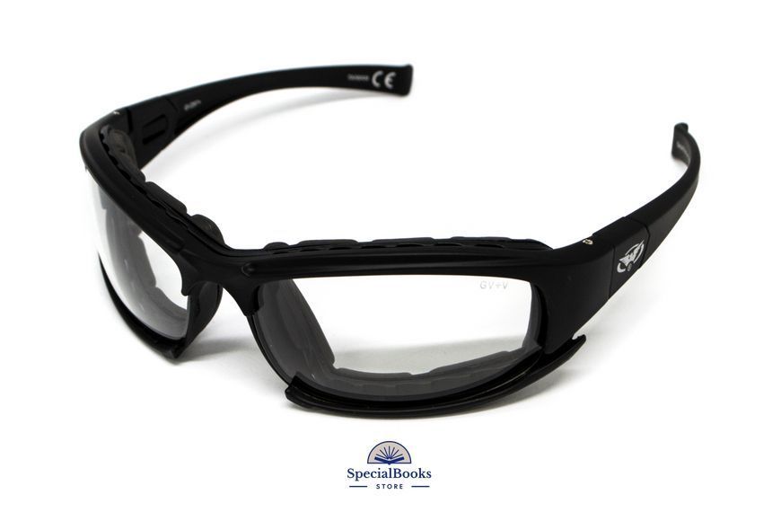 Очки защитные с уплотнителем Global Vision Assault (clear) Anti-Fog, прозрачные 2123 фото