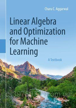 Linear Algebra and Optimization for Machine Learning 85921 фото