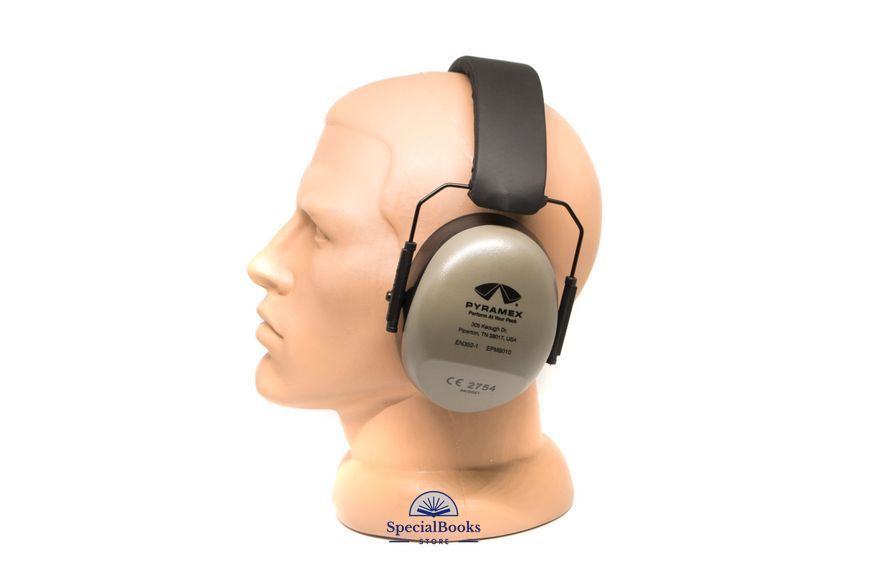 Навушники захисні Pyramex PM8010 (захист SNR 30 dB, NRR 26 dB), бежево-сірі 1974 фото