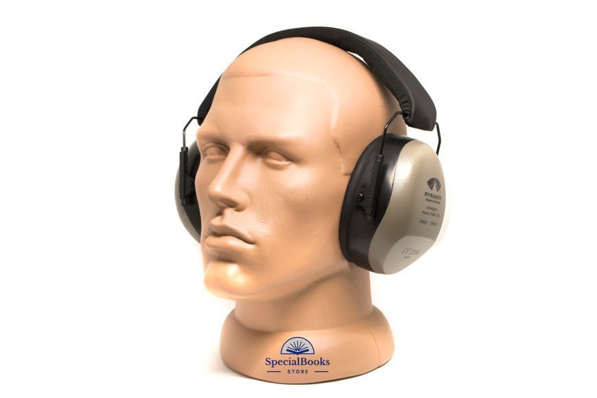 Навушники захисні Pyramex PM8010 (захист SNR 30 dB, NRR 26 dB), бежево-сірі 1974 фото