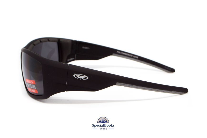 Окуляри захисні з ущільнювачем Global Vision Kinetic (gray), сірі 2131 фото