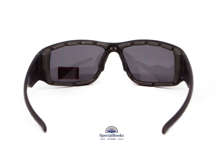 Окуляри захисні з ущільнювачем Global Vision Kinetic (gray), сірі 2131 фото
