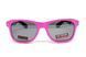 Окуляри захисні відкриті Swag Hipster-B Pink (Flash mirror), дзеркальні cірі 2085 фото 3