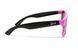 Окуляри захисні відкриті Swag Hipster-B Pink (Flash mirror), дзеркальні cірі 2085 фото 4
