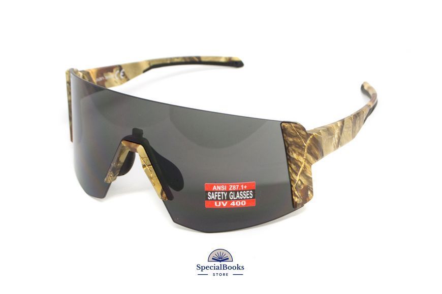 Окуляри захисні Global Vision Astro+RX Camo (gray), сірі в камуфльованій оправі, з діоптрійною вставкою в комплекті 2243 фото