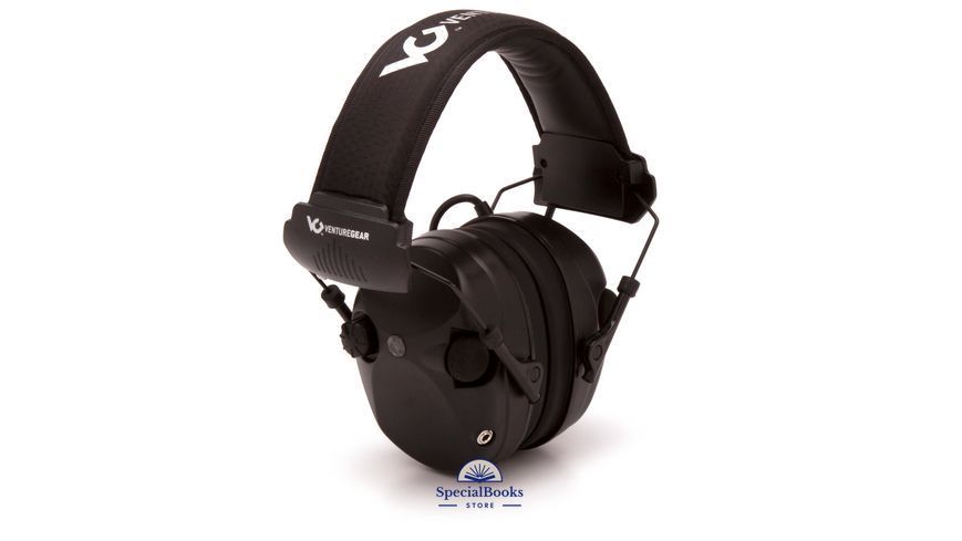 Активні навушники протишумні захисні Venture Gear Sentinel NRR 26dB (чорні) 2080 фото