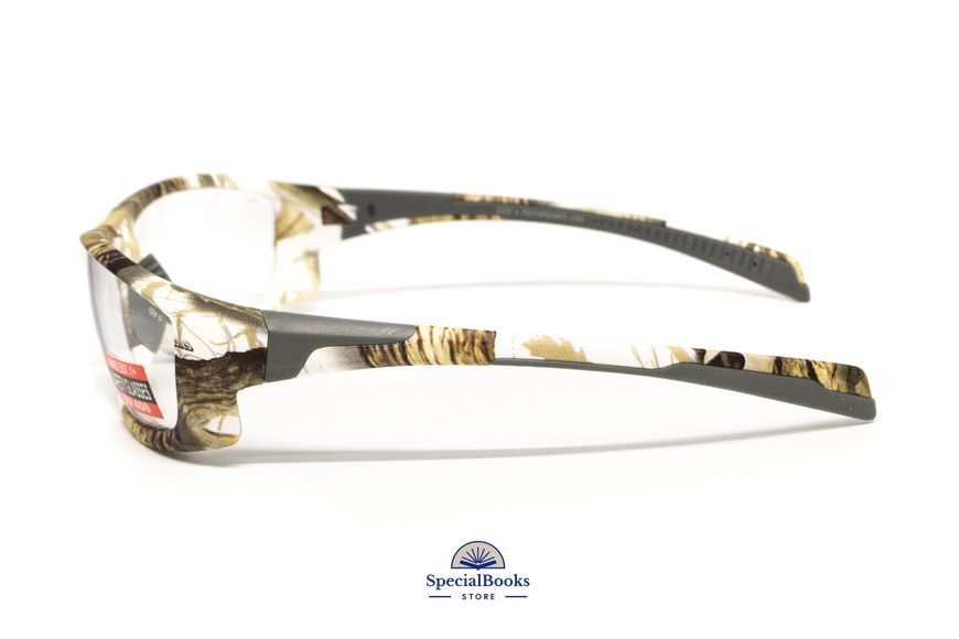 Очки защитные открытые Global Vision Hercules-5 White Camo (clear), прозрачные в камуфлированной оправе 1982 фото