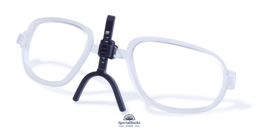 Окуляри захисні з ущільнювачем Global Vision Ballistech-1+RX (smoke) Anti-Fog, сірі окуляри з діоптрійною вставкою в комплекті 2245 фото