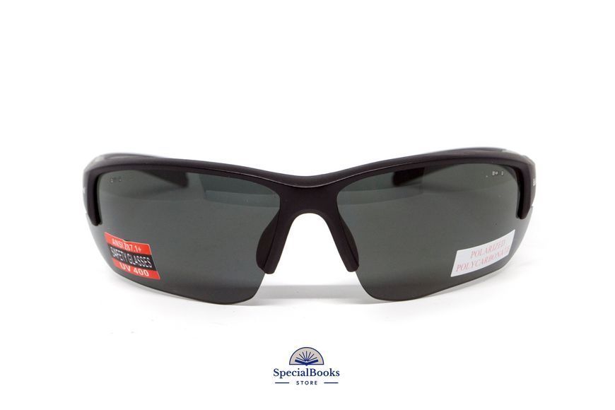 Окуляри поляризаційні захисні BluWater Samson-3 Z87.1 Polarized (gray), сірі 2138 фото