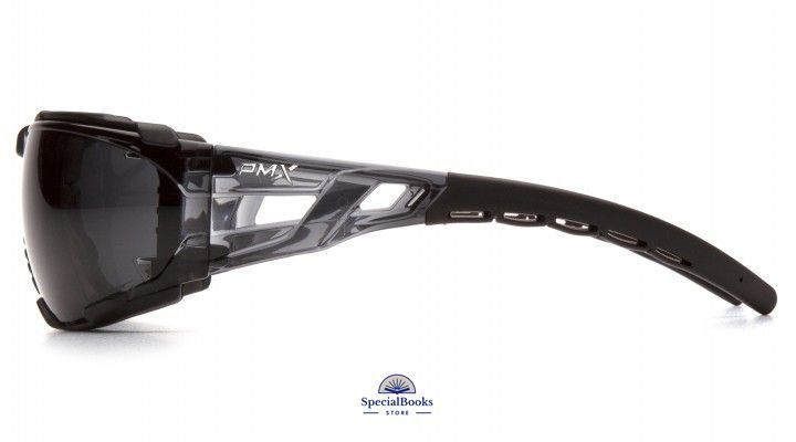 Очки защитные с уплотнителем Pyramex Fyxate (gray) Super Anti-Fog H2MAX, серые 1272 фото