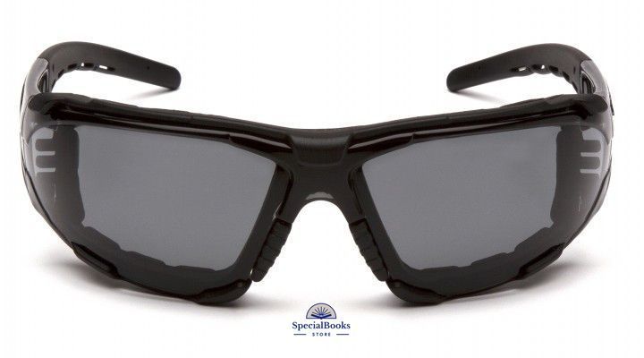 Очки защитные с уплотнителем Pyramex Fyxate (gray) Super Anti-Fog H2MAX, серые 1272 фото
