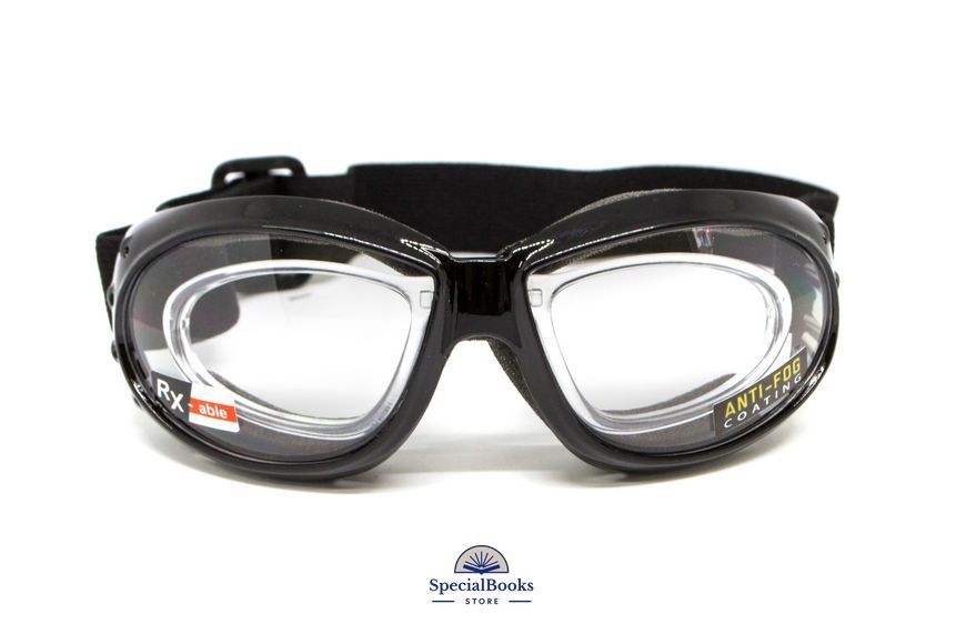Очки защитные с уплотнителем Global Vision Eliminator RX (clear) Anti-Fog, прозрачные с диоптрической вставкой 2150 фото