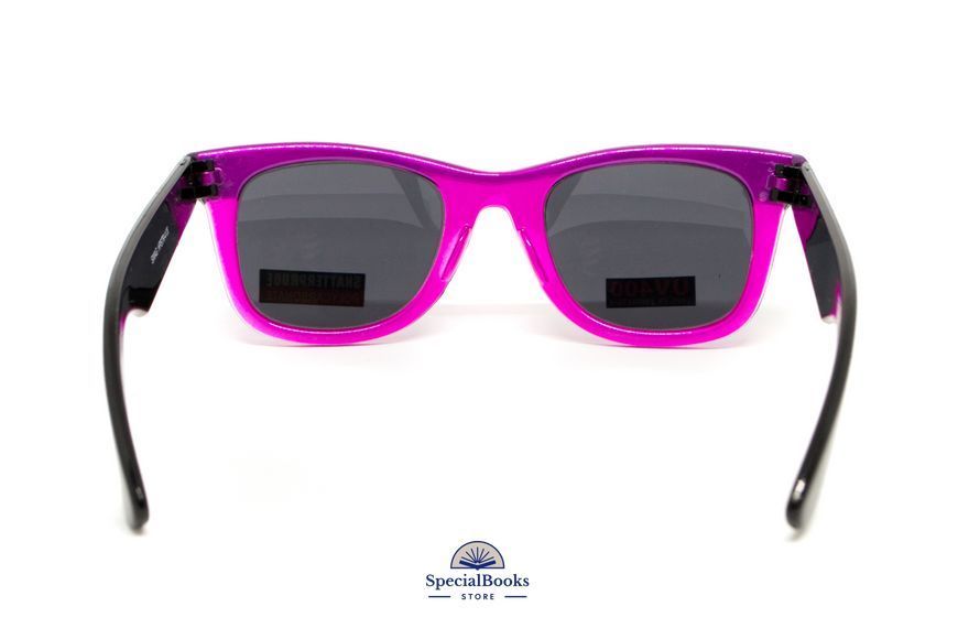 Окуляри захисні Swag Hipster-4 Pink (gray), сірі 2087 фото