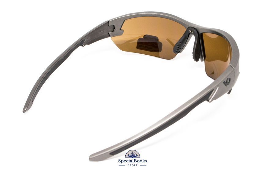 Защитные очки Venture Gear Tactical Semtex 2.0 Gun Metal (bronze) Anti-Fog, коричневые в оправе цвета "тёмный металлик" 1911 фото
