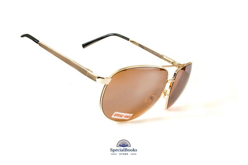 Окуляри захисні Global Vision Aviator-4 (drive mirror), коричневі лінзи 1153 фото