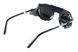 Окуляри захисні Global Vision Aviator-5 (silver mirror) дзеркальні чорні, зі з'ємним ущільнювачем із синтетичної "шкіри" 1158 фото 4