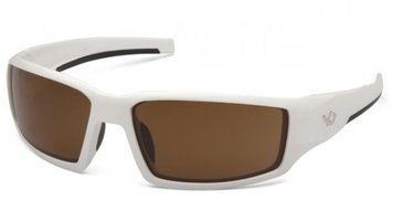 Очки защитные открытые Venture Gear Pagosa White (bronze) Anti-Fog, коричневые 1447 фото