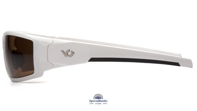 Очки защитные открытые Venture Gear Pagosa White (bronze) Anti-Fog, коричневые 1447 фото