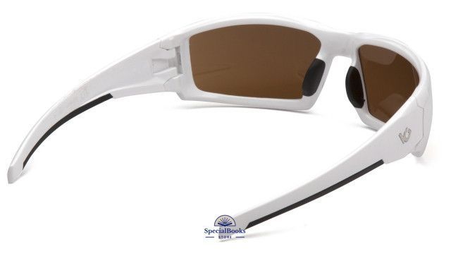 Очки защитные открытые Venture Gear Pagosa White (bronze) Anti-Fog, коричневые 1447 фото