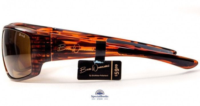 Очки поляризационные защитные 2в1 BluWater Babe Winkelman Polarized (brown) коричневые 1160 фото
