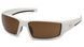 Очки защитные открытые Venture Gear Pagosa White (bronze) Anti-Fog, коричневые 1447 фото 1